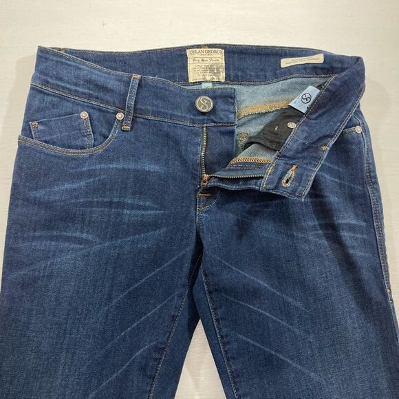 Dylan George Women’s 27 Elizabeth Bootcut Jeans Blue Denim Regular Rise - Picture 6 of 11